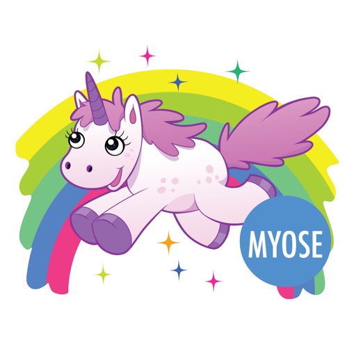 Funny Unicorn MYOSE - Make Your Own Sticker Emoji icon