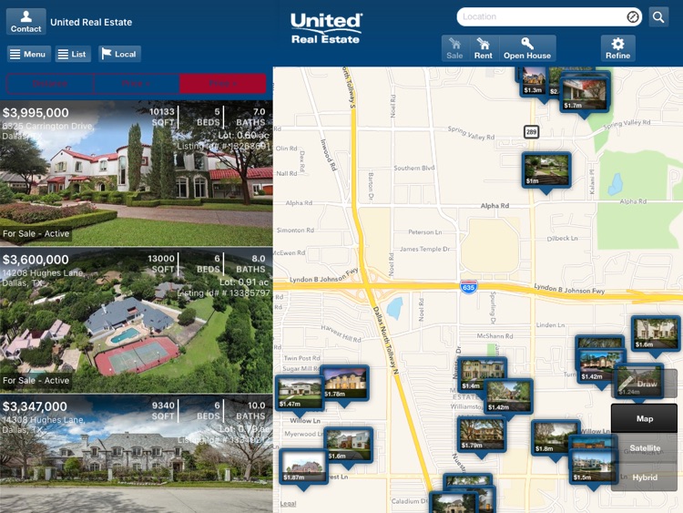 United Real Estate for iPad