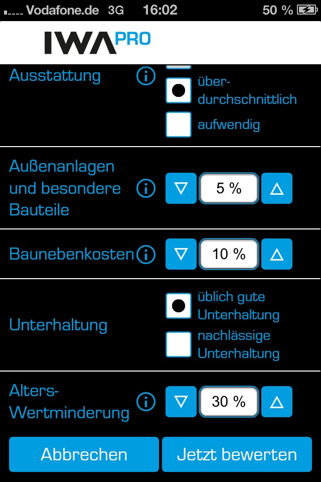 IWA Pro Immobilienbewertung screenshot 3