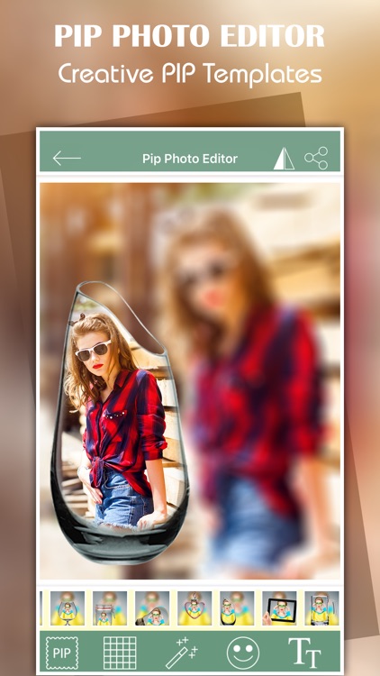 Pip Photo Editor, stickers