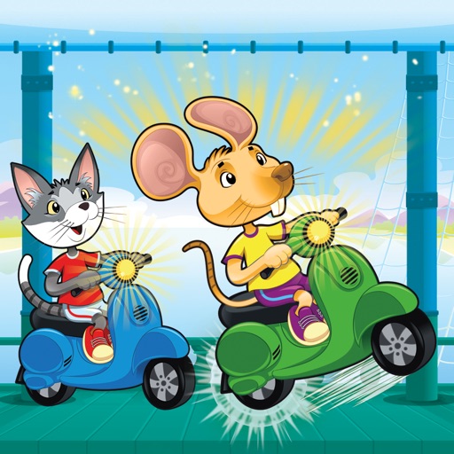 Mr Cat and Mouse Scooter Jump icon