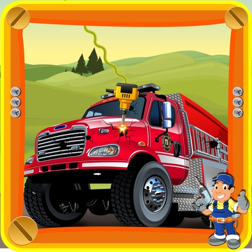 Fire Truck Repair – Help fireman wash & cleanup