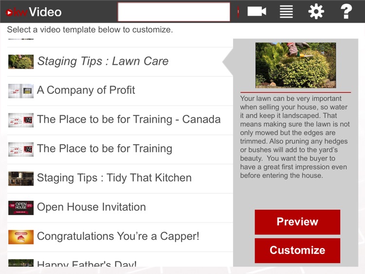 kwVideo for iPad