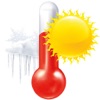 屋外の温度計 - iPadアプリ