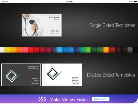 Biz Card Maker screenshot 2