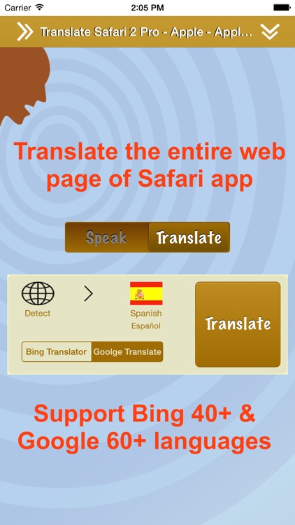 Translate 2 Pro for Safari