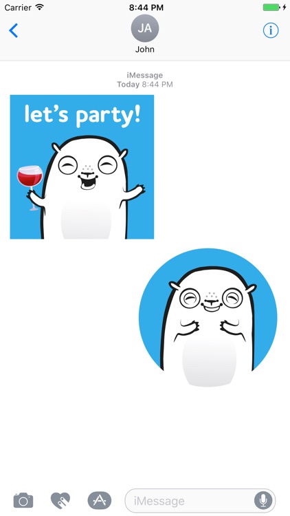 Funny Glomper Stickers