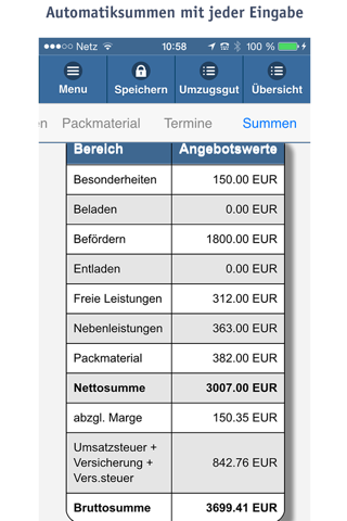 moventu - Mobile Umzugserfassung von MOVINGSTAR.DE - náhled