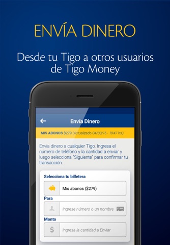 Tigo Money El Salvador screenshot 2
