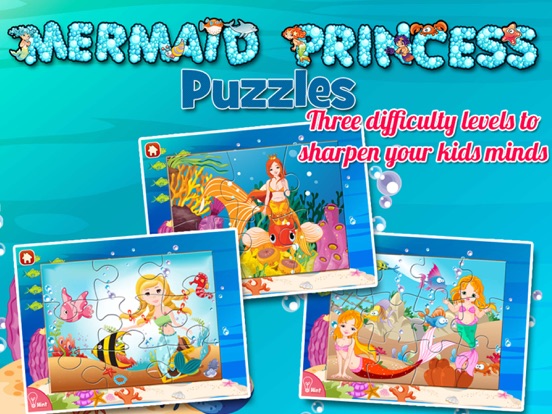 Mermaid Princess Puzzles: Puzzle Games for Kids screenshot 4