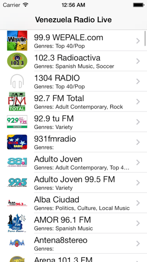 Venezuela Radio Live Player (Caracas / Spanish / español)(圖1)-速報App