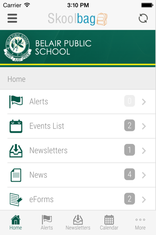 Belair Public School - Skoolbag screenshot 2