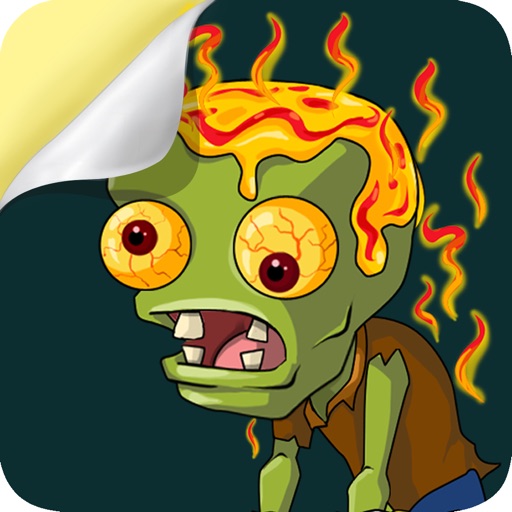Halloween City Zombie Sticker iOS App
