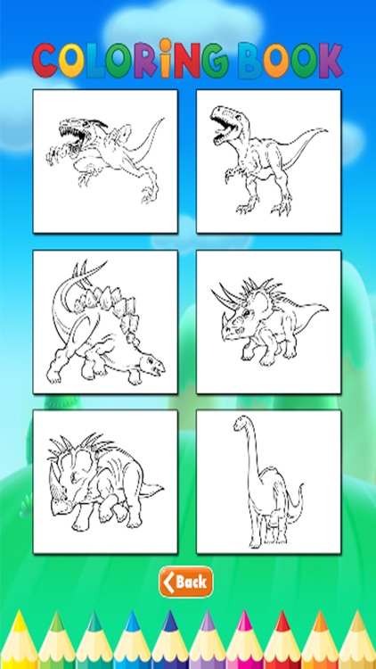 Dinosaur Art Coloring Book - Activities for Kids screenshot-4