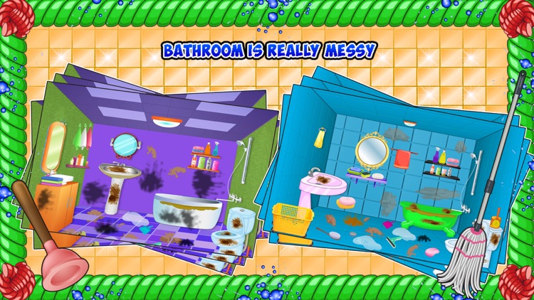 Bathroom Cleaning Girl - Cleanup & Washing Game