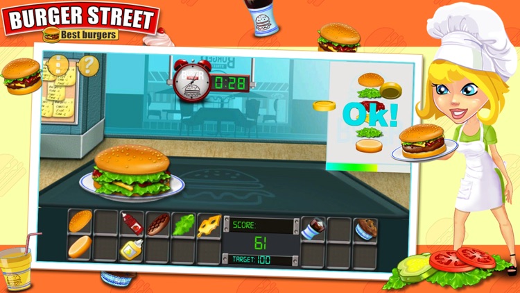 Burger Street - Cooking game