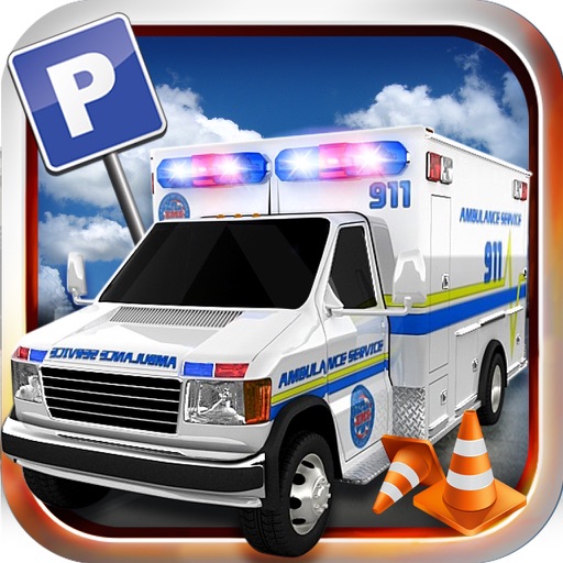 Hospital Ambulance Emergency Rescue: Parking Mania Icon