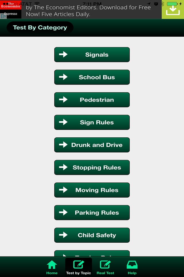 Washington Basic Driving Test screenshot 2