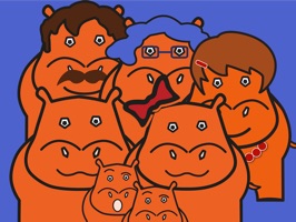Jack and His Hippo Family is a cute set of stickers