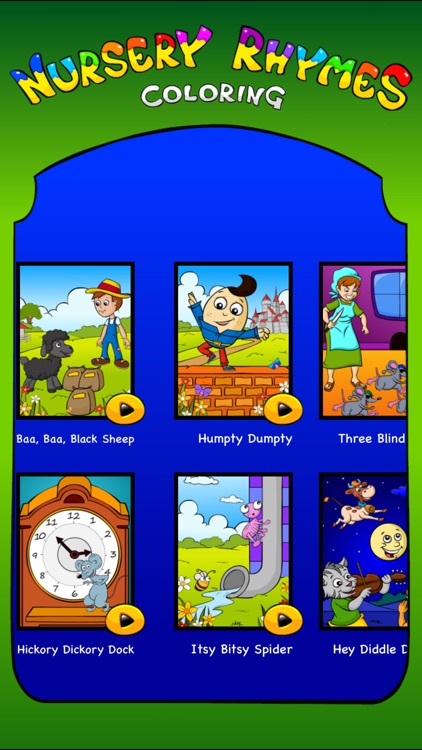 Nursery Rhymes Coloring Pages For Kids & Toddlers