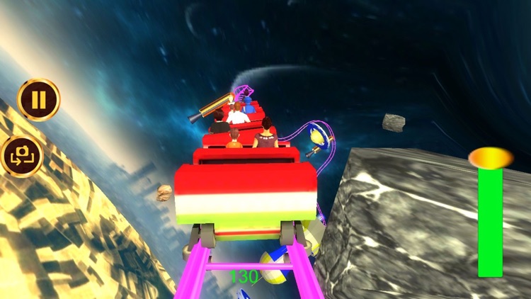 Extreme Space Roller Coaster Pro screenshot-4