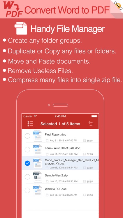 Word to PDF screenshot-3