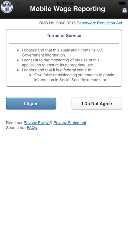 SSI Mobile Wage Reporting