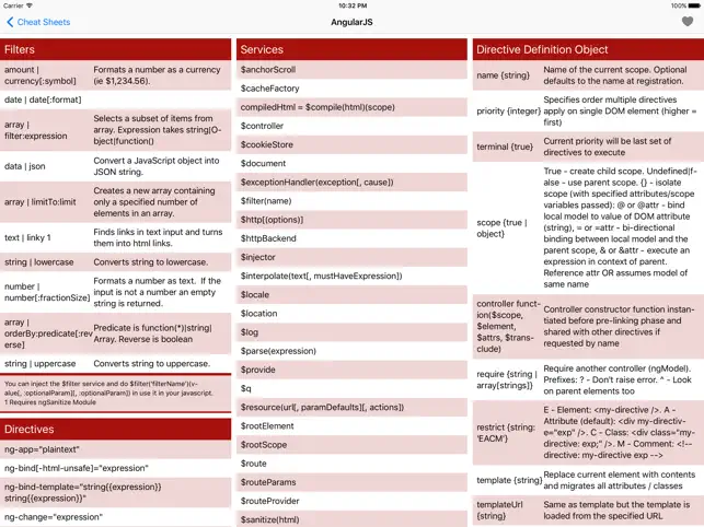 Screenshot 2 Developer - Cheat Sheets & Swift Sandbox iphone