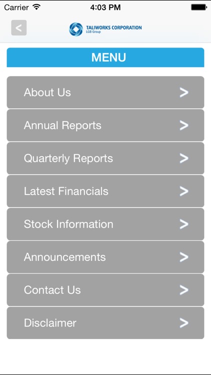 Taliworks Investor Relations