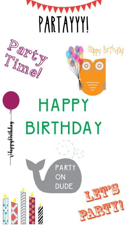 Birthday! Stickers
