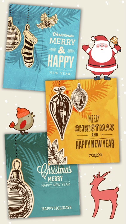 Merry Christmas Cards 2016- Premium