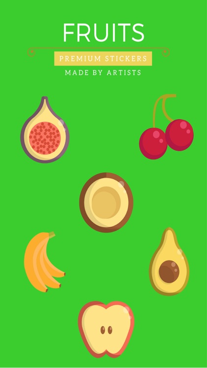 Fruit Stickers - Apples, oranges, and more
