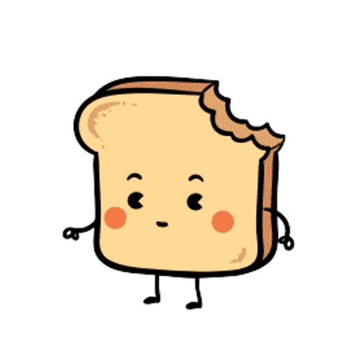 Happy Toast Stickers icon