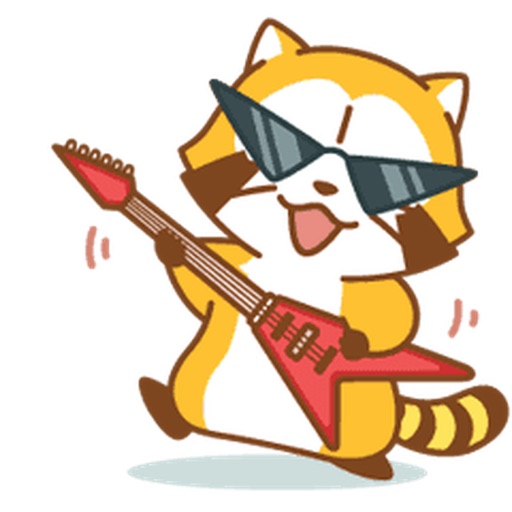 Rascal The Rocker Animated Sticker