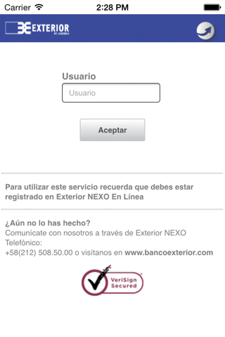 Exterior NEXO Móvil screenshot 2