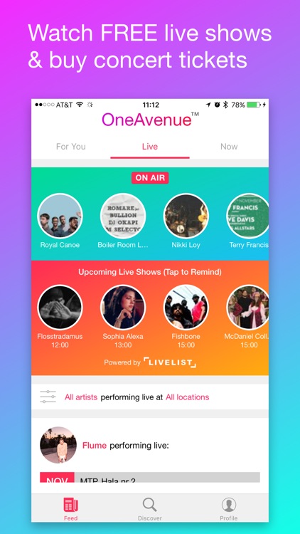 OneAvenue – Music Artists & Fans Get Closer