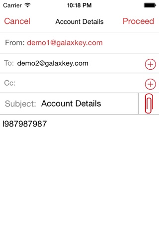 Galaxkey screenshot 3