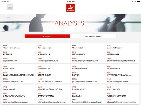 Autogrill Investor App screenshot 2