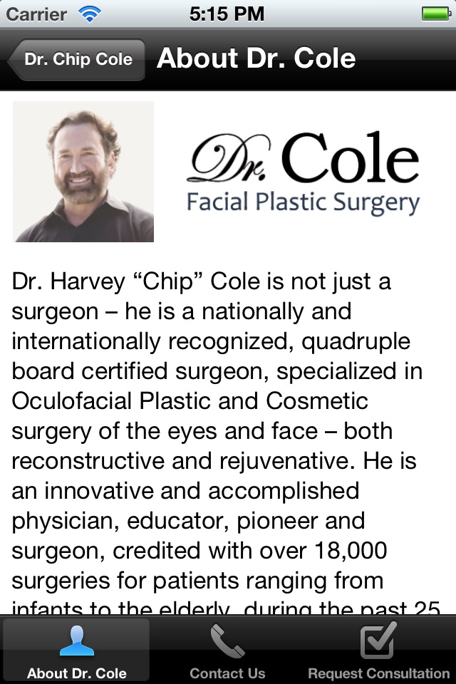 Dr. Chip Cole Atlanta Oculofacial Plastic Surgery screenshot 4