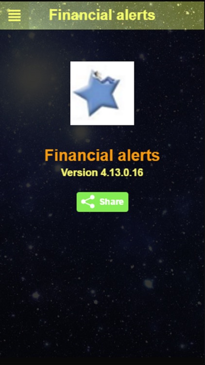 Financial alerts