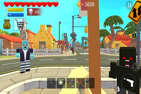 Pixel Shooter 2 - Blocks Battle 3D screenshot 2