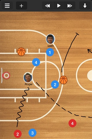 Basketball coach's clipboard screenshot 2