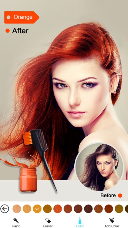Hair Color Dye -Switch Hairstyles Wig Photo Makeup