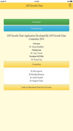 Iap Growth Chart Pdf