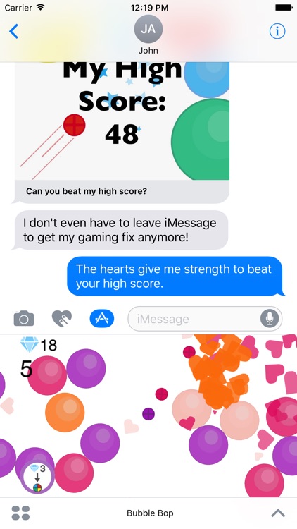 Bubble Bop - Arcade Game for iMessage