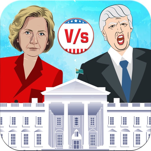 Hillary v/s Trump: A Huuuge  Electoral Battlefield iOS App