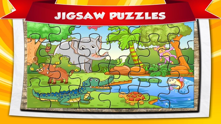 Zoo Animal Jigsaw Puzzle by Tabs A