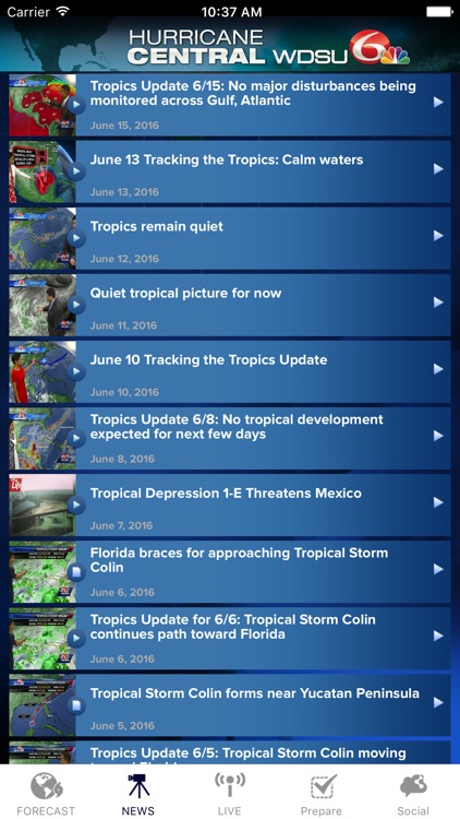 Hurricane Central WDSU screenshot-3