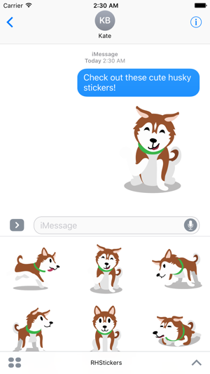 Red Huskies Sticker Pack(圖1)-速報App