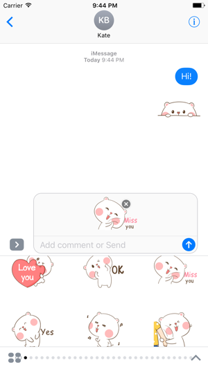 Cute Bear Sticker(圖4)-速報App